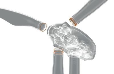 Rotorblattverschraubungen einer Windenergieanlage